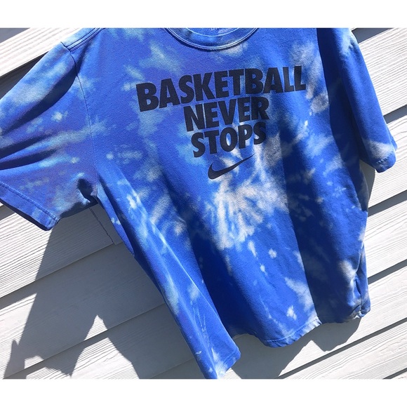 Nike Other - Custom Bleach Swirl Dye Nike Tee Shirt